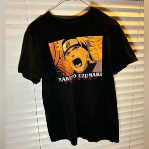 Naruto Uzumaki Shippuden Collection Short Sleeve Graphic Tee -Size Large (L)